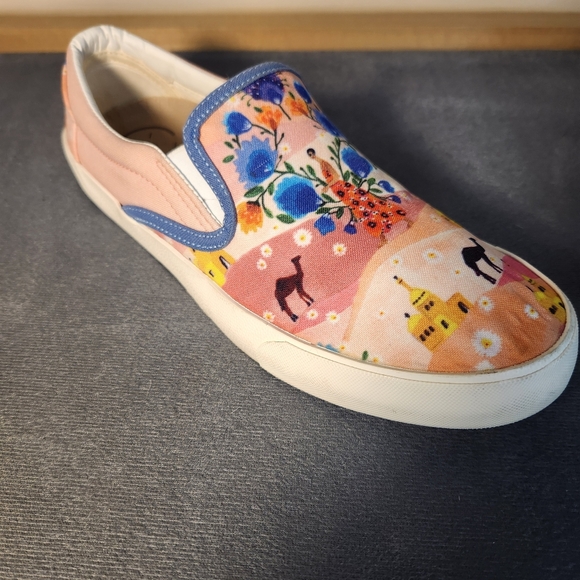 Inkkas W 9.5 M 7.5 Multicolor Desert Slip-On Casual Sneakers Camel Egyptian - Picture 9 of 11